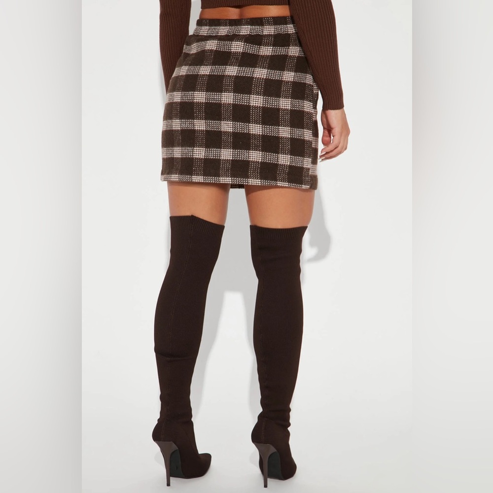 So into You - plaid mini skirt BNWT